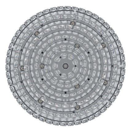 Eglo - Kristal Takbelysning 11xE14/40W/230V glänsande krom