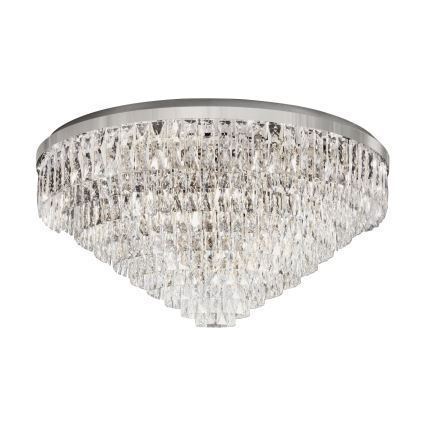 Eglo - Kristal Takbelysning 25xE14/40W/230V