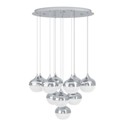 Eglo - LED Dimbar ljuskrona med snöre 10xLED/3,1W/230V