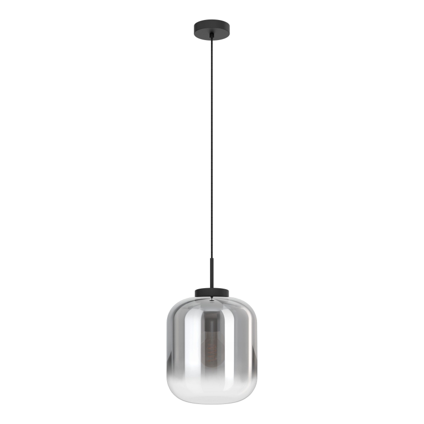 Eglo - Ljuskrona med textilsladd 1xE27/40W/230V diameter 25 cm rökig