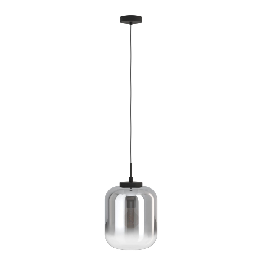 Eglo - Ljuskrona med textilsladd 1xE27/40W/230V diameter 25 cm rökig