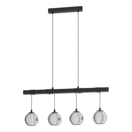 Eglo - Ljuskrona med snöre 4xE27/40W/230V
