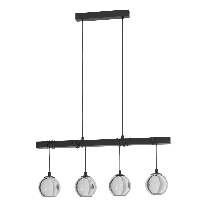 Eglo - Ljuskrona med snöre 4xE27/40W/230V