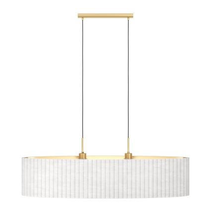 Eglo - Ljuskrona med snöre 2xE27/40W/230V vit