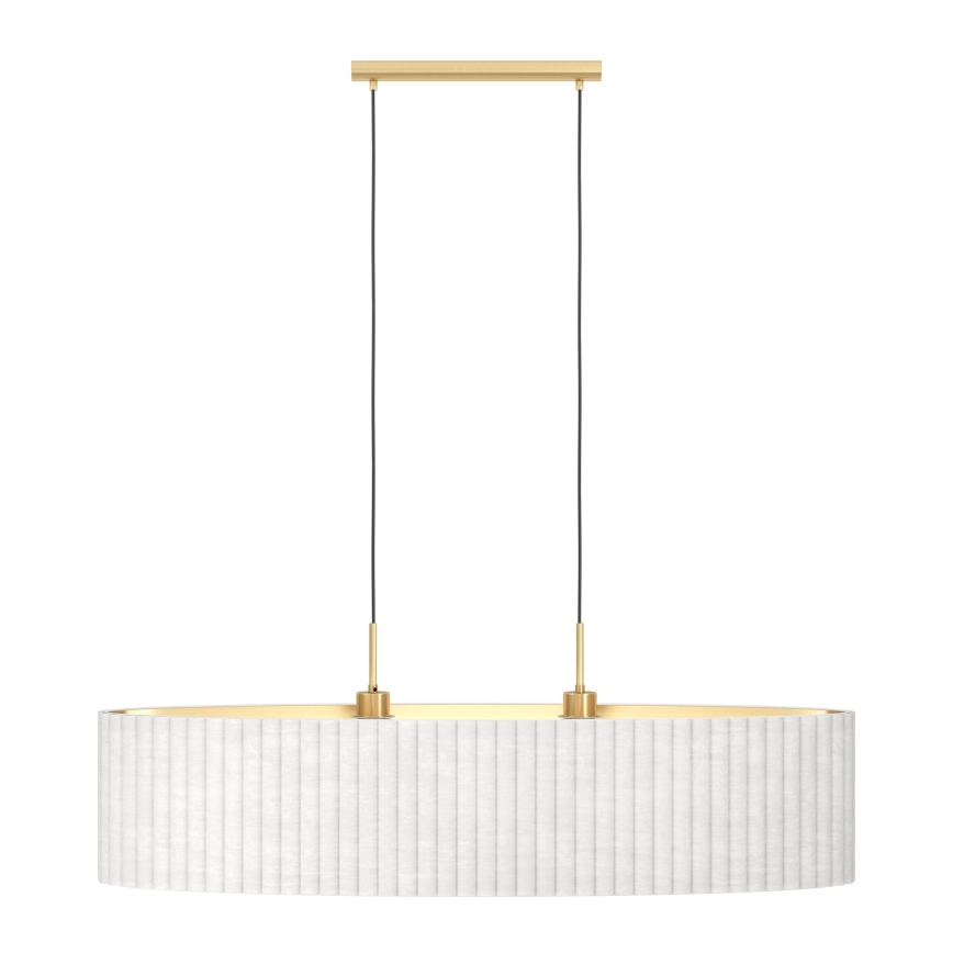 Eglo - Ljuskrona med snöre 2xE27/40W/230V vit