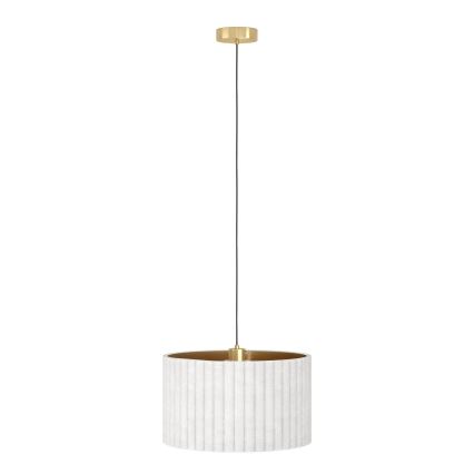 Eglo - Ljuskrona med snöre 1xE27/40W/230V vit