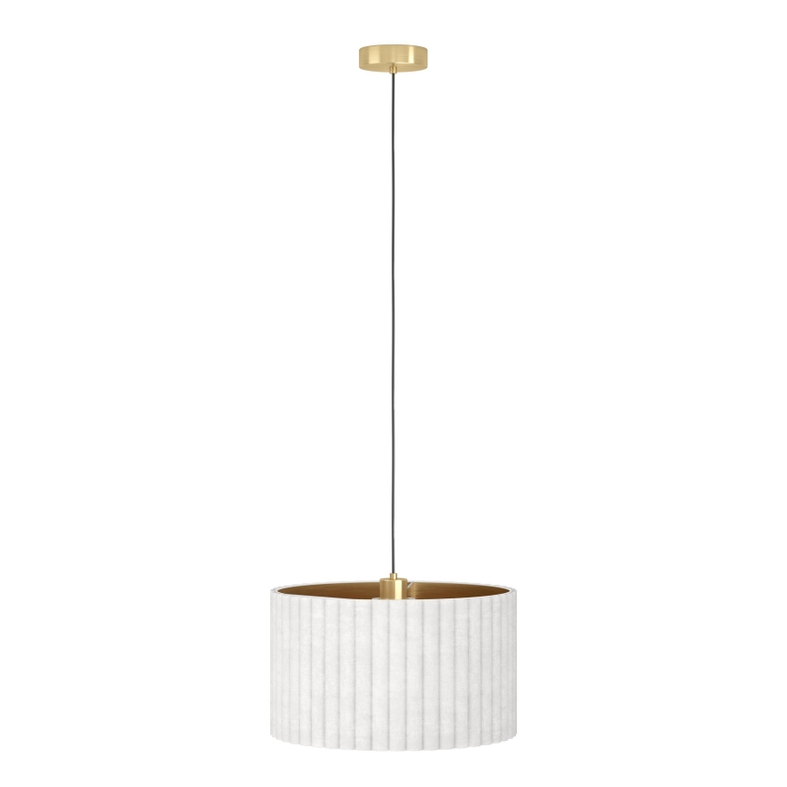 Eglo - Ljuskrona med snöre 1xE27/40W/230V vit
