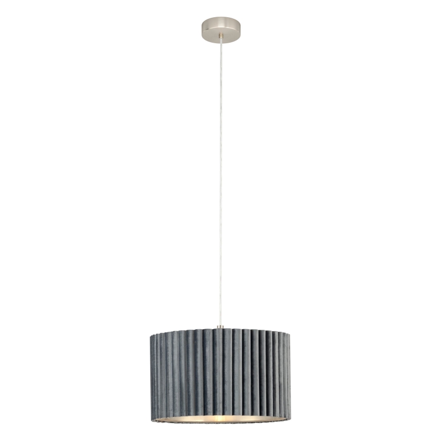 Eglo - Ljuskrona med snöre 1xE27/40W/230V grå