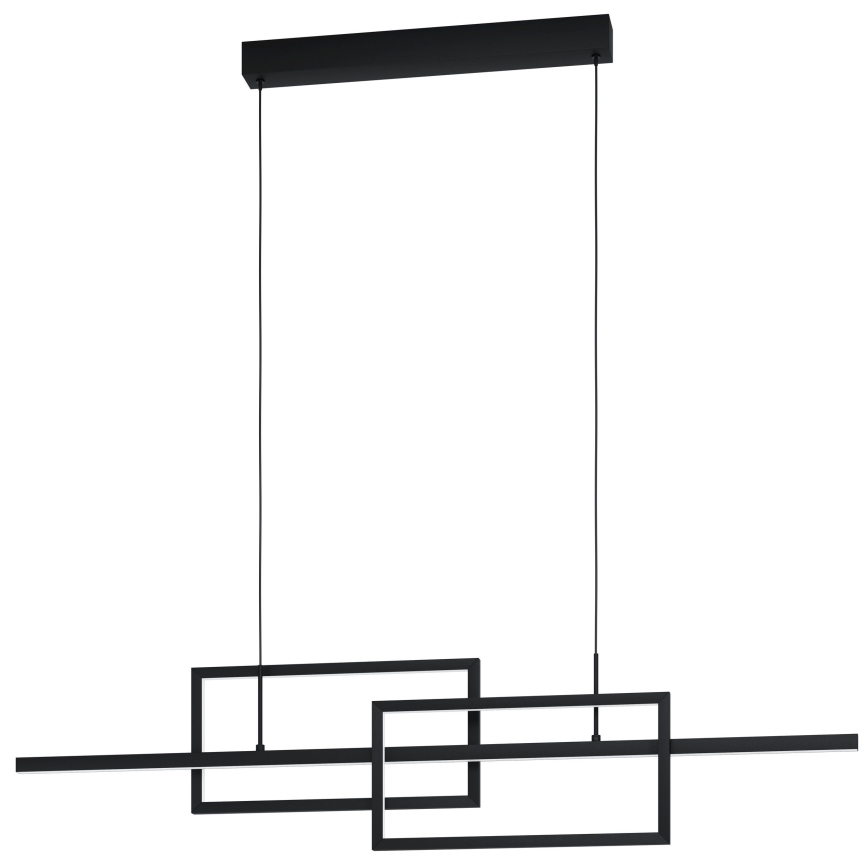 Eglo - LED ljusreglerad ljuskrona på textilsladd LED/28W/230V