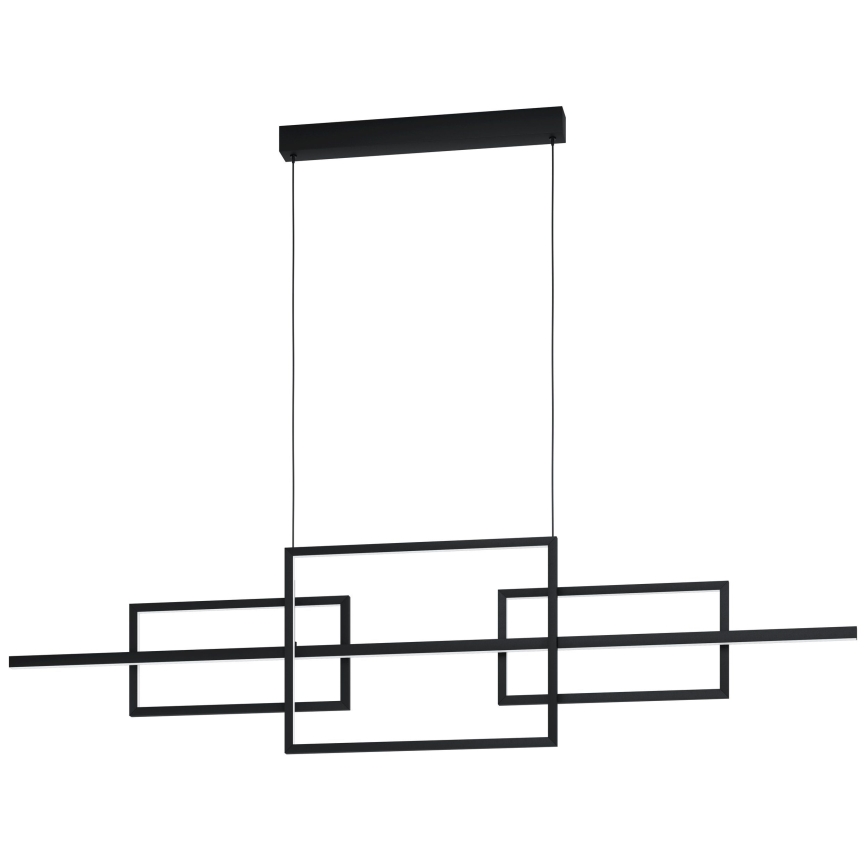 Eglo - LED ljusreglerad ljuskrona på textilsladd LED/35W/230V