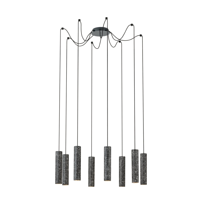 Eglo - LED Ljuskrona med snöre 8xGU10/4,5W/230V