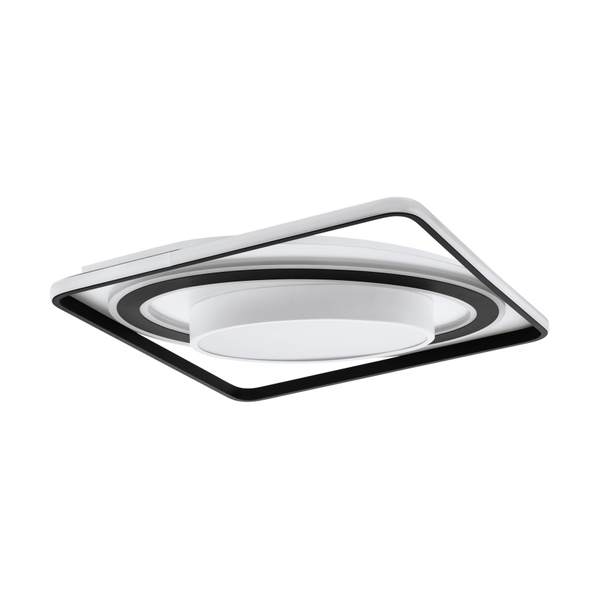 Eglo - LED Dimbar taklampa LED/21,5W/230V + LED/10,5W + LED/3W 3000-6500K svart + fjärrkontroll