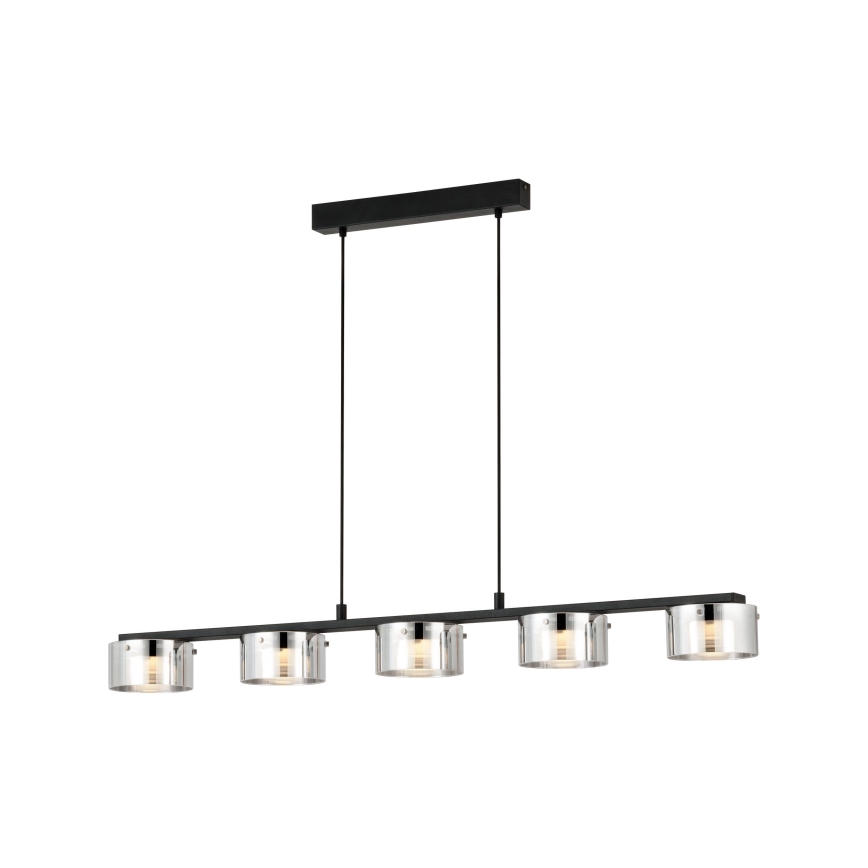 Eglo - LED Dimbar ljuskrona med snöre 5xLED/5,4W/230V