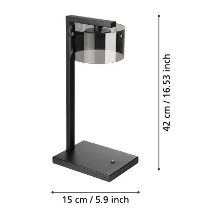 Eglo - LED Dimbar bordslampa 1xLED/7,2W/230V