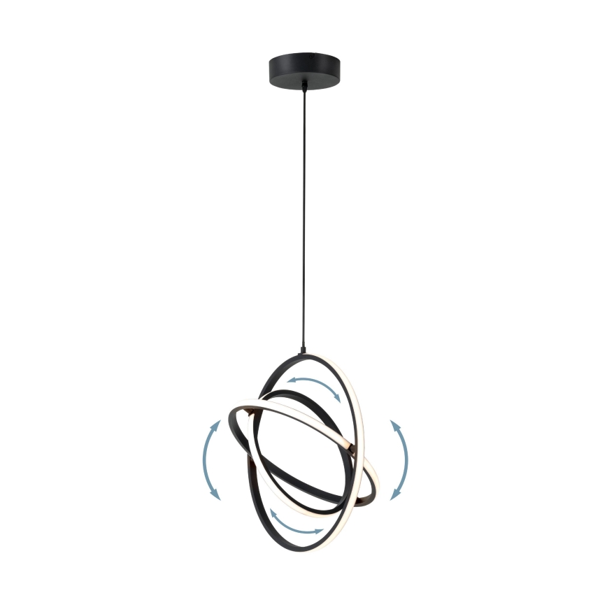 Eglo - LED ljuskrona med textilsladd LED/38W/230V