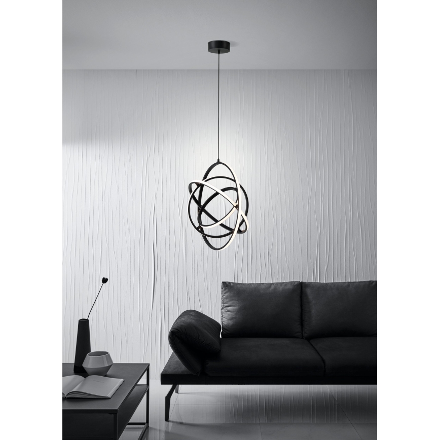 Eglo - LED ljuskrona med textilsladd LED/44W/230V