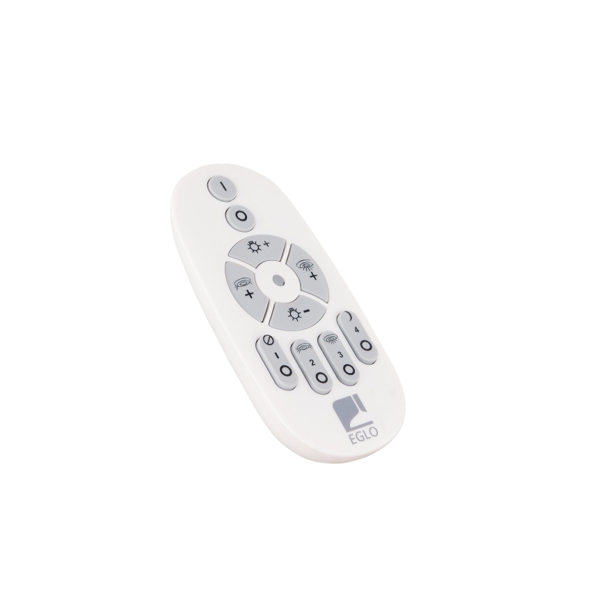 Eglo - LED ljusreglerad ljuskrona på textilsladd LED/57,5W/230V 3000K svart + fjärrkontroll