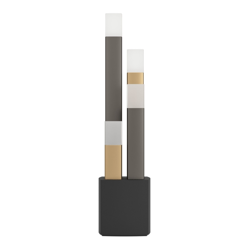 Eglo - LED Dimbar bordslampa 4xLED/3,7W/230V 3000K antracit/guld