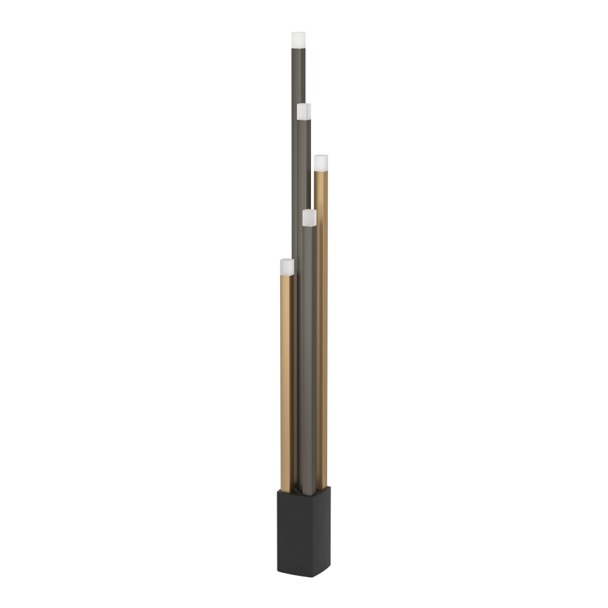 Eglo - LED Dimbar golvlampa 5xLED/3,7W/230V 3000K antracit/guld
