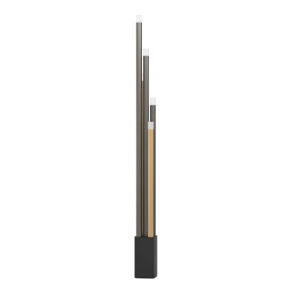Eglo - LED Dimbar golvlampa 5xLED/3,7W/230V 3000K antracit/guld