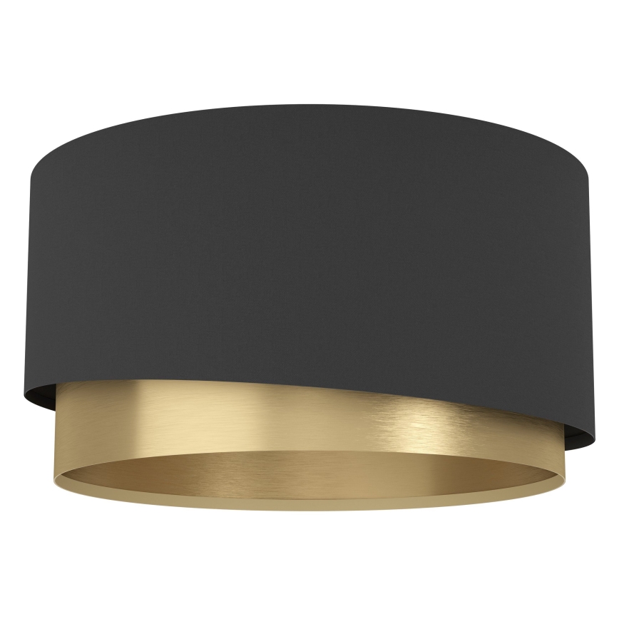 Eglo - Taklampa 1xE27/40W/230V svart/guld