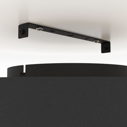Eglo - Taklampa 1xE27/40W/230V svart/guld