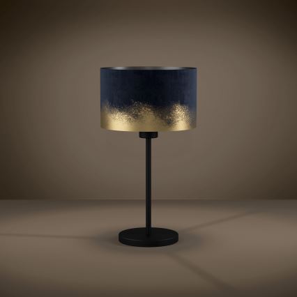 Eglo 39975 - Bordslampa CASUARITA 1xE27/40W/230V blå/guld