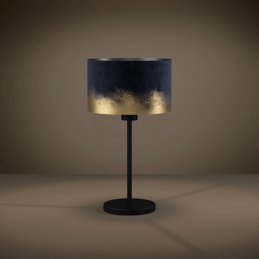 Eglo 39975 - Bordslampa CASUARITA 1xE27/40W/230V blå/guld