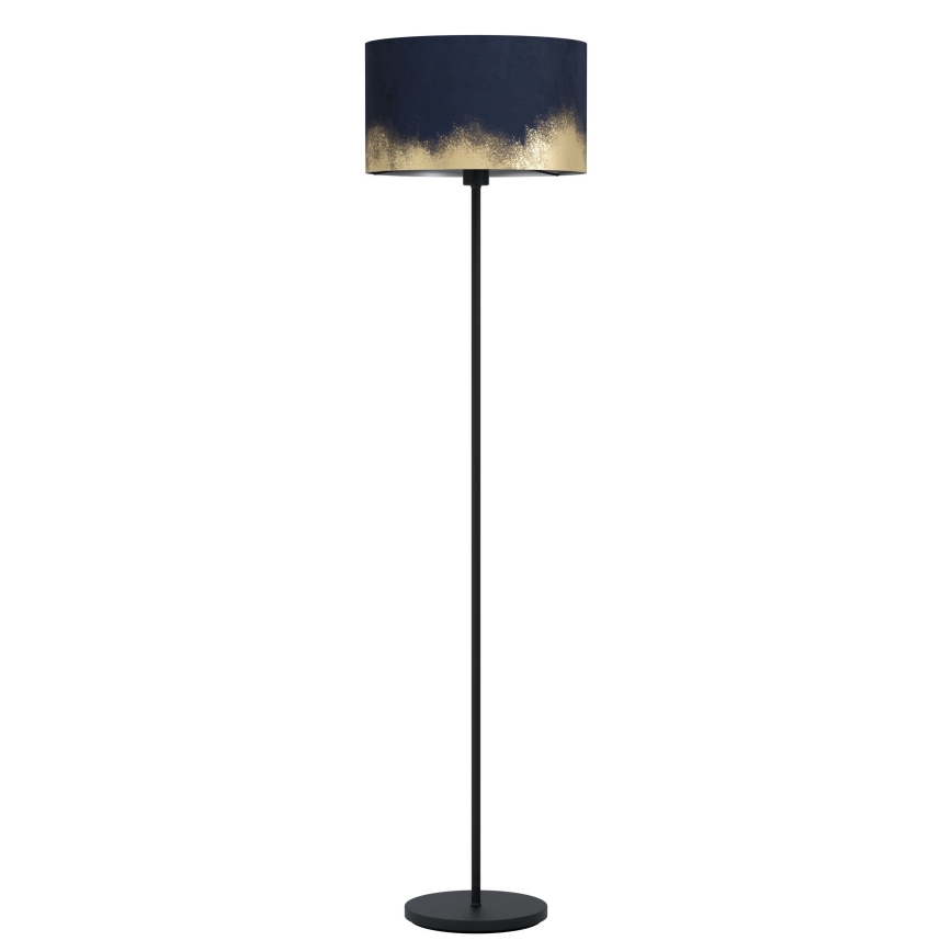 Eglo - Golvlampa 1xE27/40W/230V blå/guld