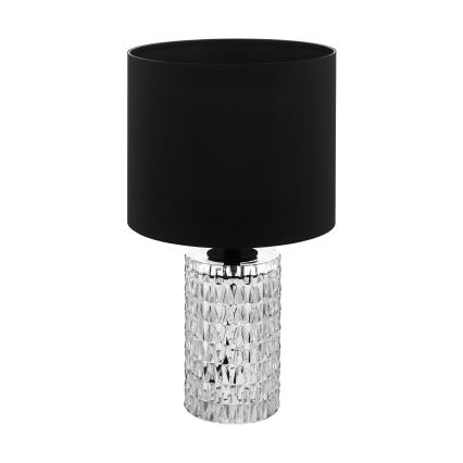 Eglo - Bordslampa 1xE27/40W/230V svart