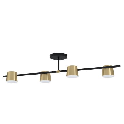 Eglo - LED ytmonterad ljuskrona 4xGU10/4,6W/230V 3000K guld