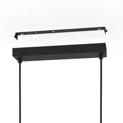 Eglo - LED ljuskrona med textilsladd 4xGU10/4,6W/230V 3000K guld