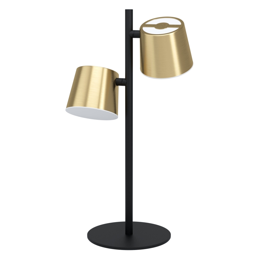 Eglo - LED bordslampa 2xGU10/4,6W/230V 3000K guld