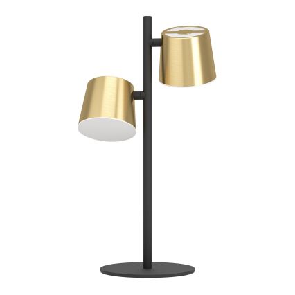 Eglo - LED bordslampa 2xGU10/4,6W/230V 3000K guld