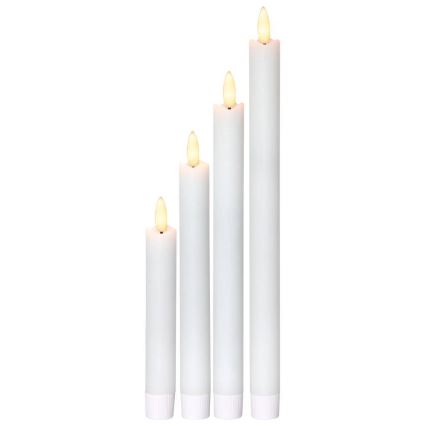 Eglo 410026 - KIT 4x LED Ljus FLAMME LED/1xAAA vit