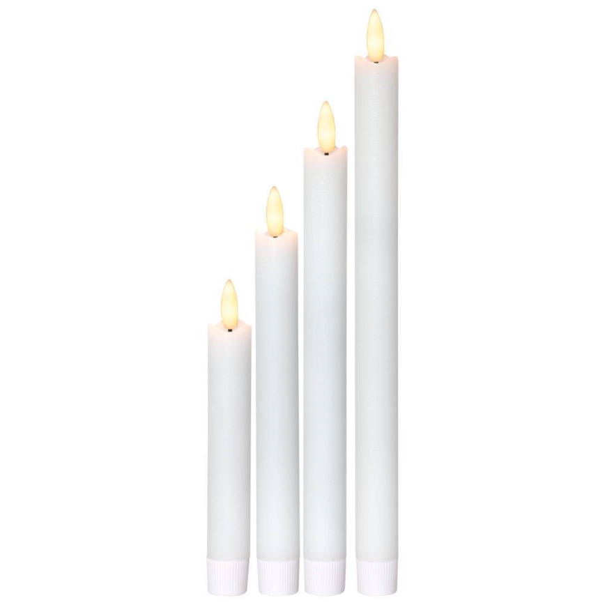 Eglo 410026 - KIT 4x LED Ljus FLAMME LED/1xAAA vit