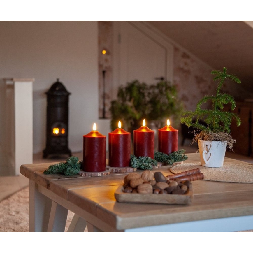 Eglo - LED Juldekoration FLAMME 1xLED/0,03W/2xAA