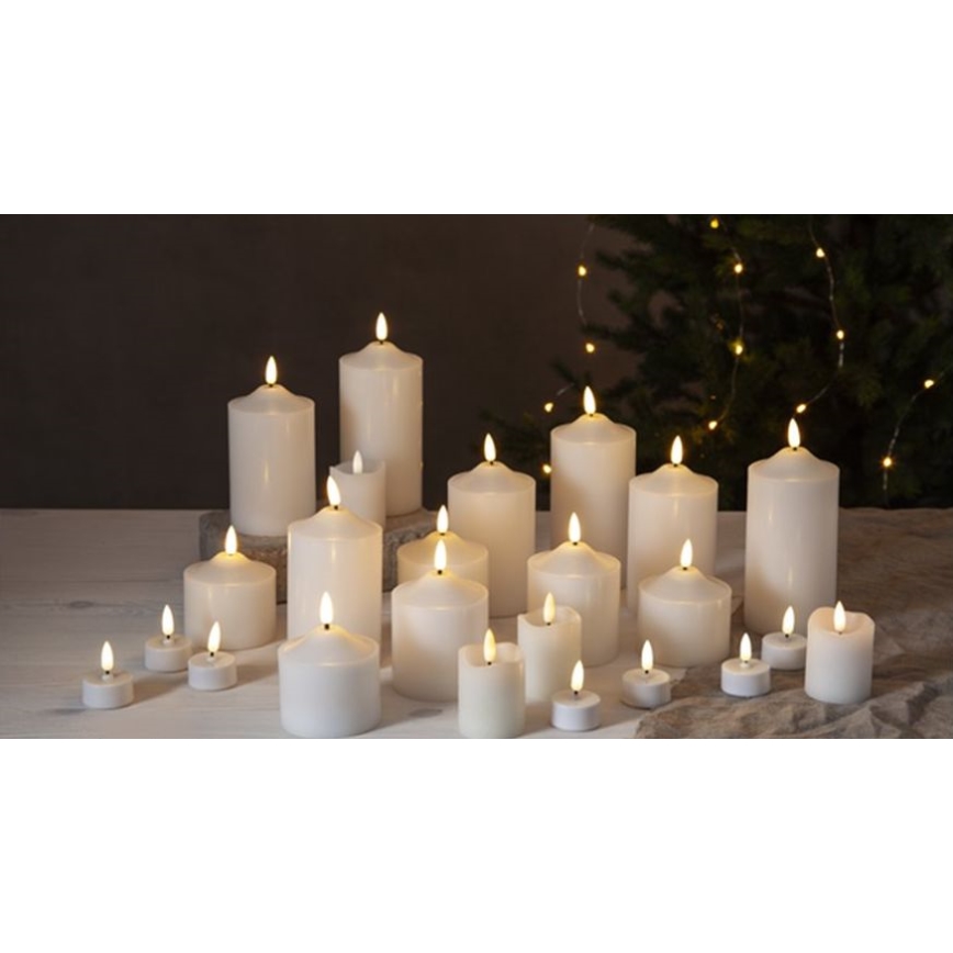 LED Juldekoration FLAMME 1xLED/0,03W/2xAA