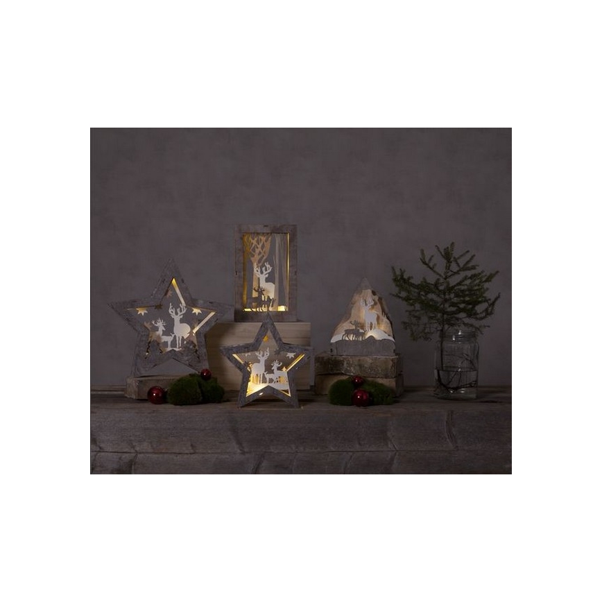 Eglo - LED juldekoration  10xLED/0,03W/2xAAA
