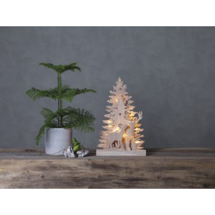 Eglo - LED juldekoration  10xLED/0,03W/2xAA