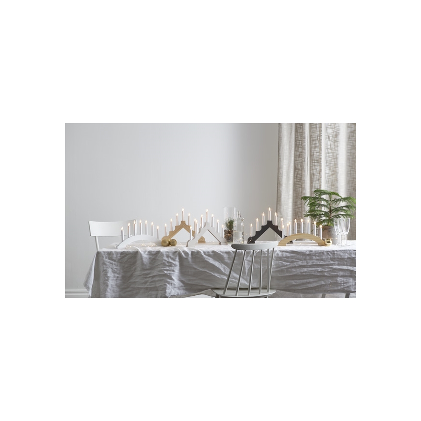 Eglo - Julljusstake 7xE10/3W/230V 22x29 cm