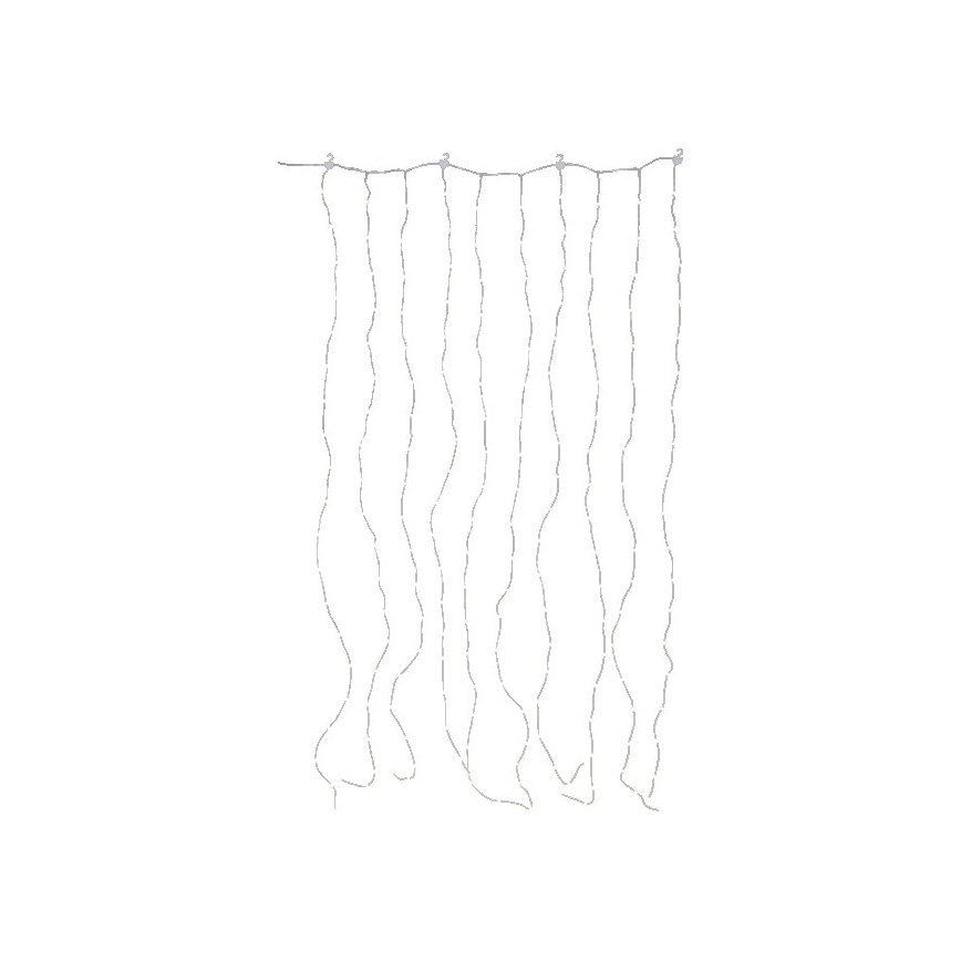 Eglo - LED julkedja  200xLED 1m varm vit 