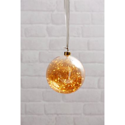Eglo - LED Juldekoration GLOW 40xLED/0,064W/2xAA d. 15 cm