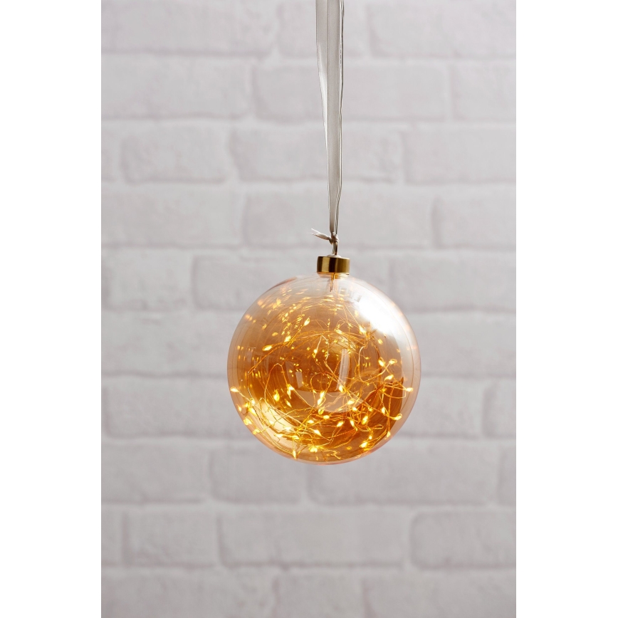 Eglo - LED Juldekoration GLOW 40xLED/0,064W/2xAA d. 15 cm