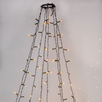 Eglo - LED utomhus julkedja  360xLED 2m IP44 varm vit 