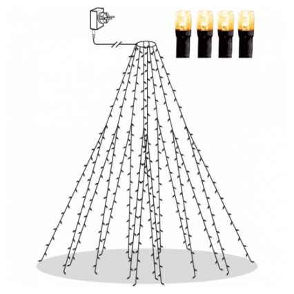 Eglo - LED utomhus julkedja  360xLED 2m IP44 varm vit 