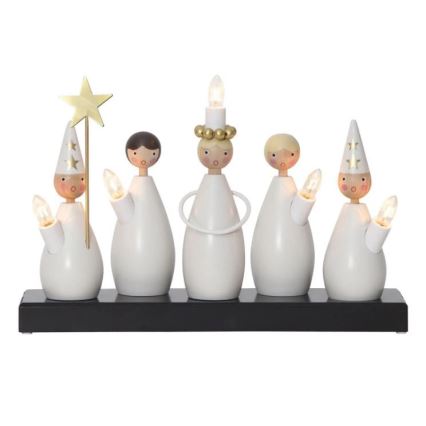 Eglo 410999 - Jul julstake LUCIAKOR 5xE10/3W/230V