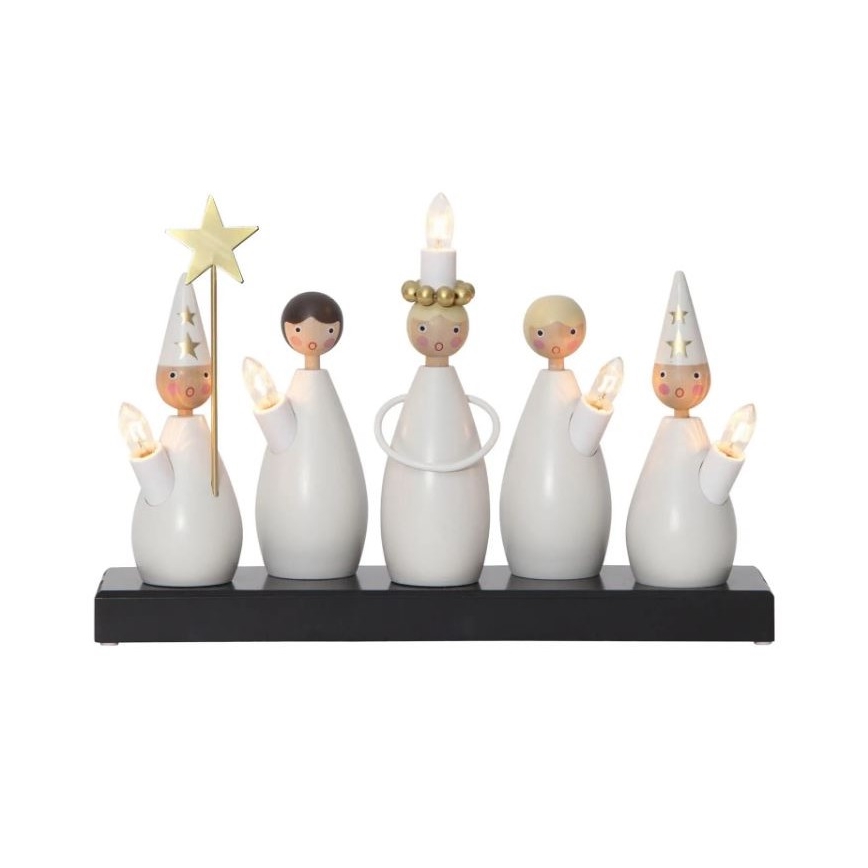 Eglo 410999 - Jul julstake LUCIAKOR 5xE10/3W/230V