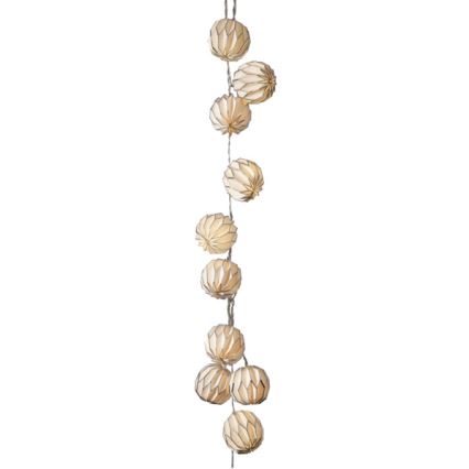 Eglo - LED julkedja  10xLED/2,75m vit /silver