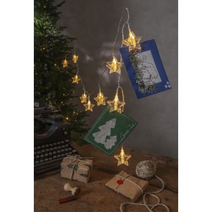 Eglo - LED julkedja  10xLED 2,1m varm vit 